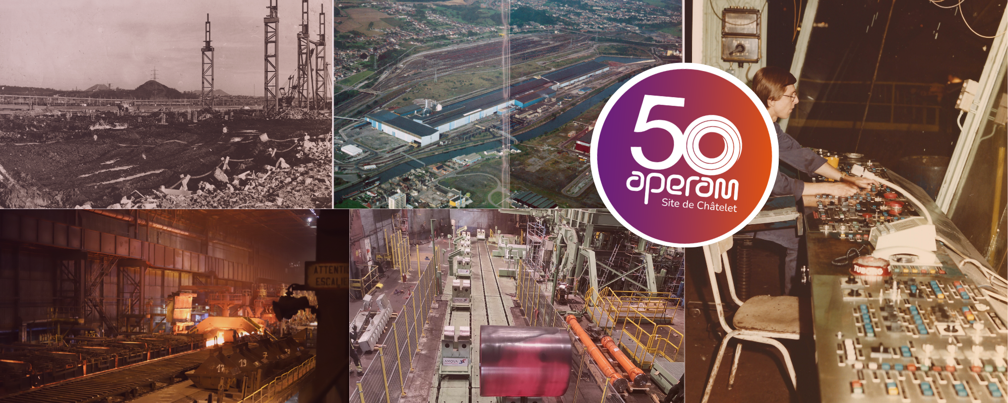 50 ans du Train à Larges Bandes :  un demi siècle d&rsquo;innovation pour Aperam Châtelet